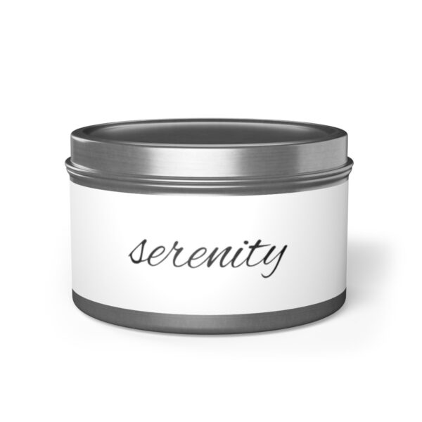 "Serenity" Tin Candles - Image 2