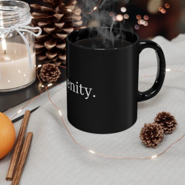 "Serenity" Black Mug (11oz, 15oz) - Image 15