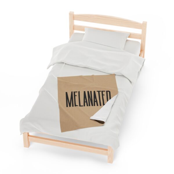 "Melanated" Velveteen Plush Blanket - Image 13