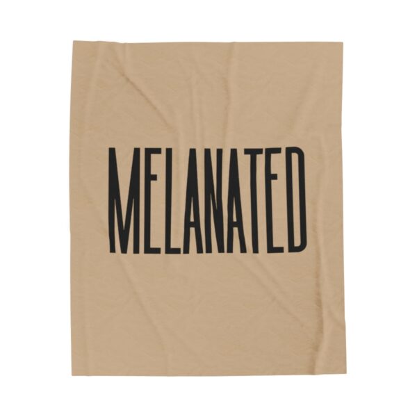 "Melanated" Velveteen Plush Blanket - Image 17