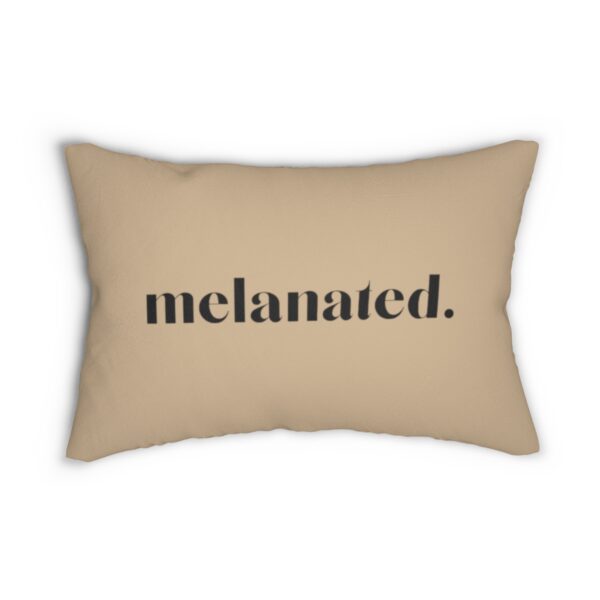 "Melanated" Spun Polyester Lumbar Pillow - Image 2