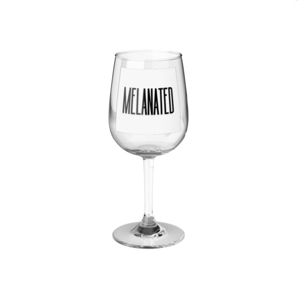 "Melanated" Wine Glass, 12oz - Image 2